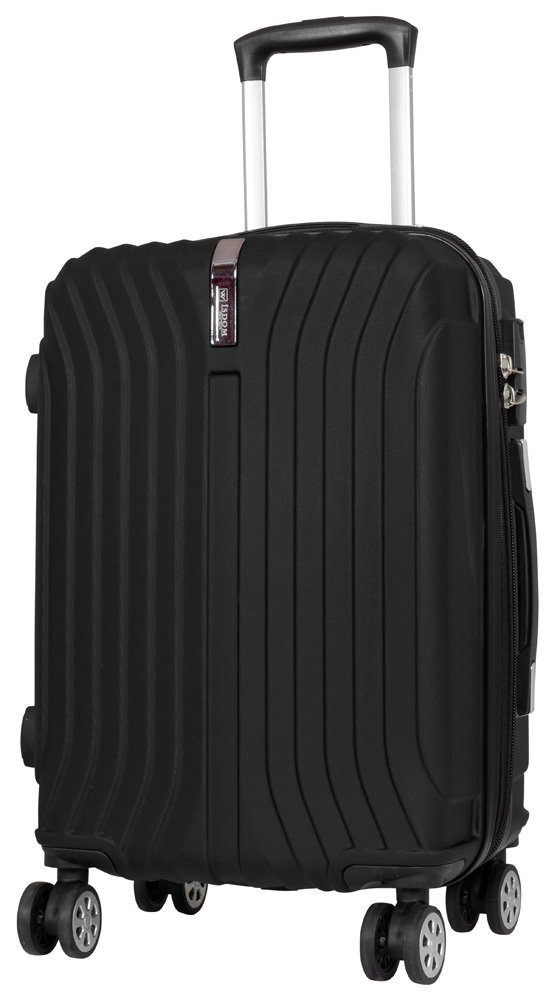 Trendyshop365 Handgepäck-Trolley Almeria 46 Liter, 4 Rollen, Zwillingsrollen, Zahlenschloss, robust und leicht