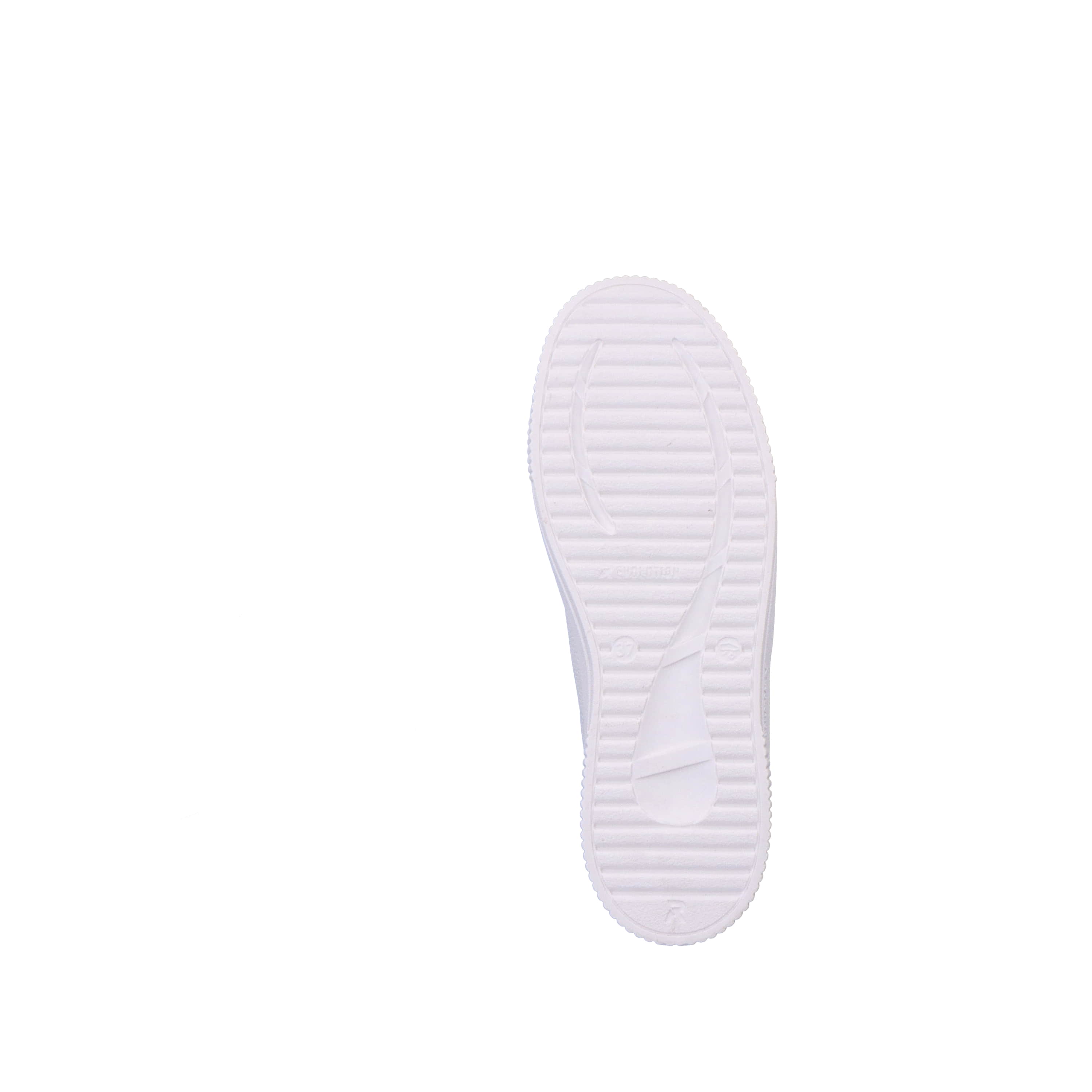 Rieker Damen Sneaker Low vanilla-white stone-grey