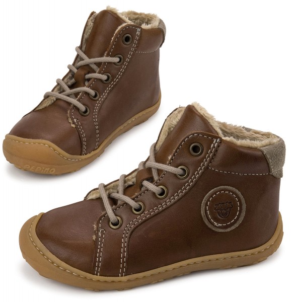Ricosta Pepino ~ (W) Georgie Lederstiefel Warm ~ Cognac