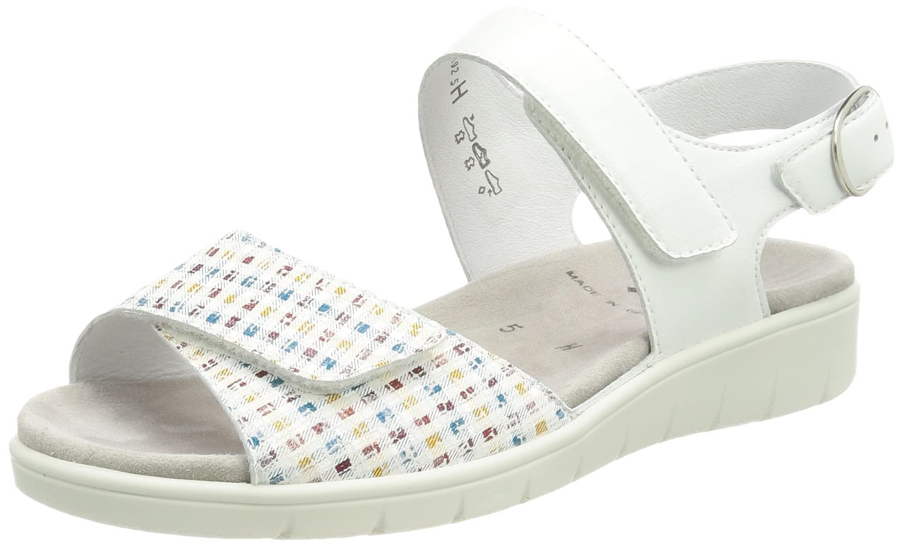 SEMLER Klassische Sandalen weiss