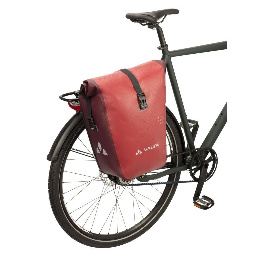 Aqua Back Fahrradtasche, recyceltes Hauptmaterial