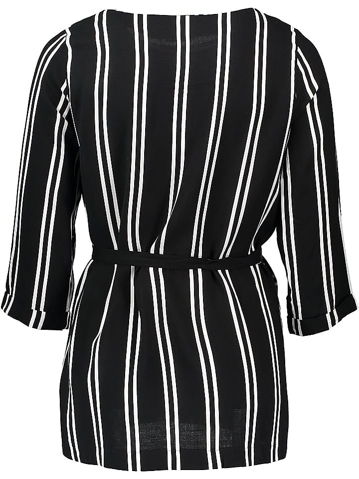 mama licious Umstandsbluse in Schwarz/ Weiß günstig kaufen L
