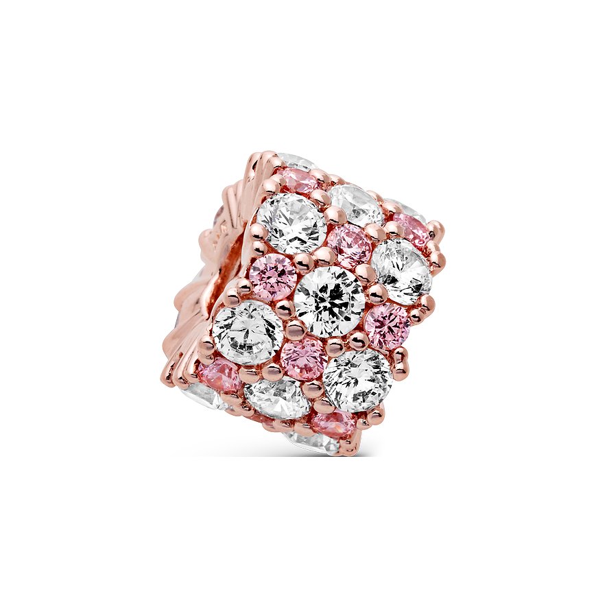 Pandora Charm Timeless Rosafarbenes und Klares Funkelndes