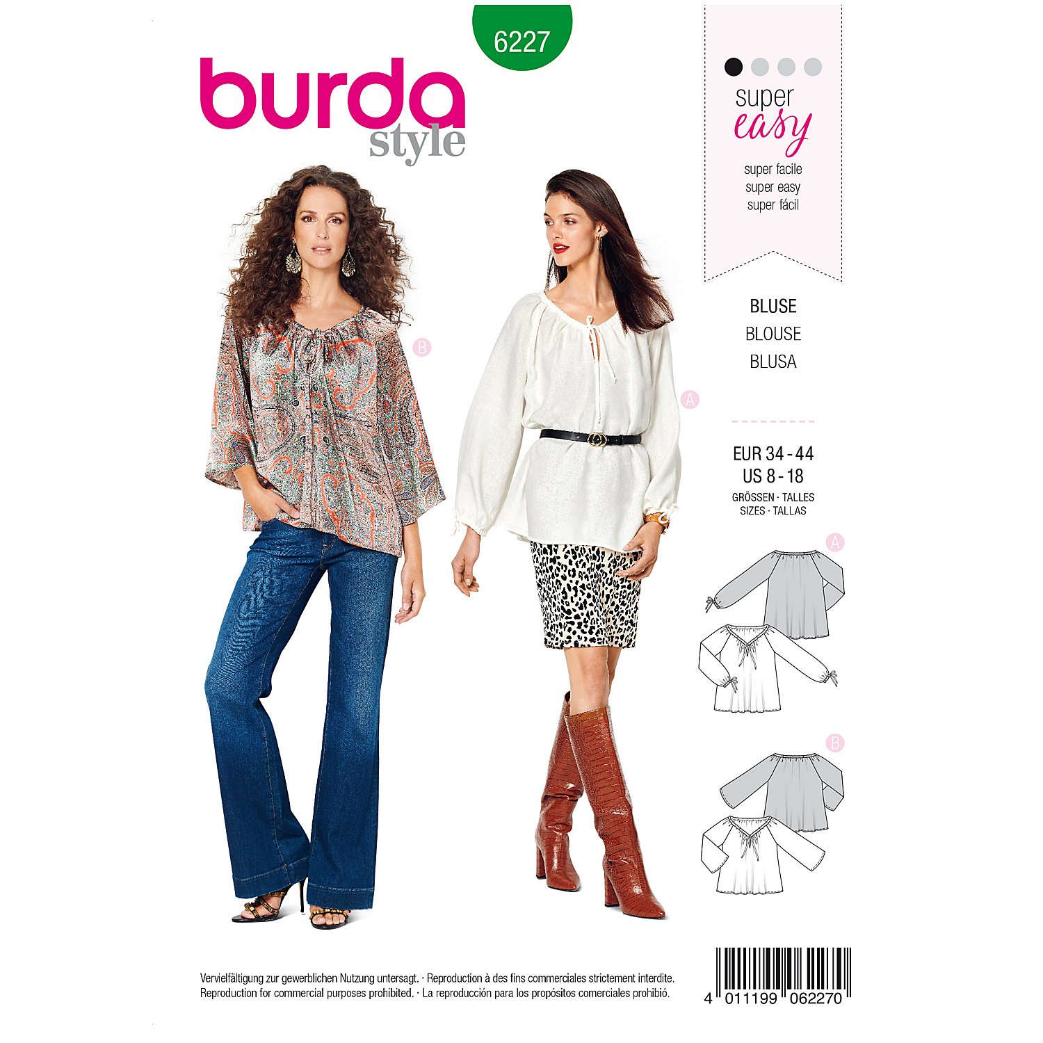 burda Schnitt 6227 