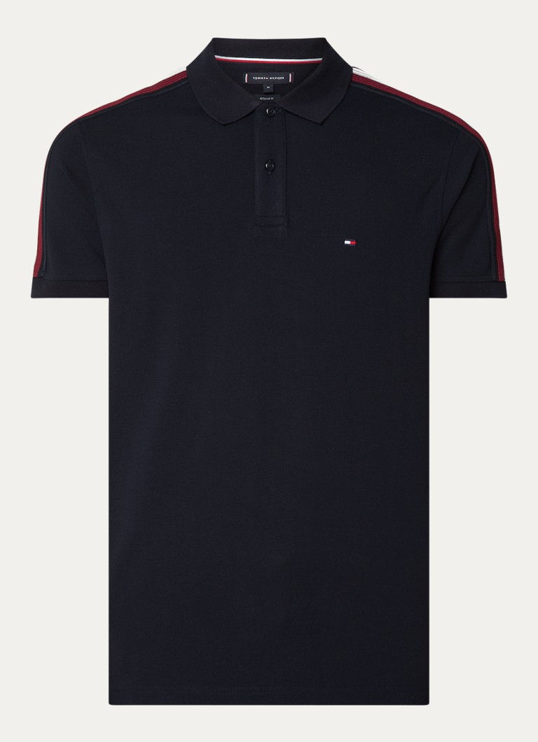 Tricou polo Tommy Hilfiger Shadow Classic Fit din bumbac piqué
