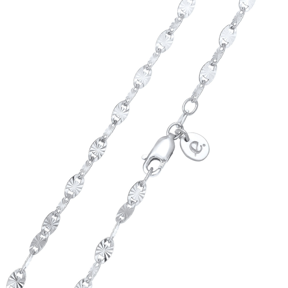 Elli PREMIUM Elli PREMIUM Collier Plaquette de présentation pour dames en argent sterling 925 Bijoux