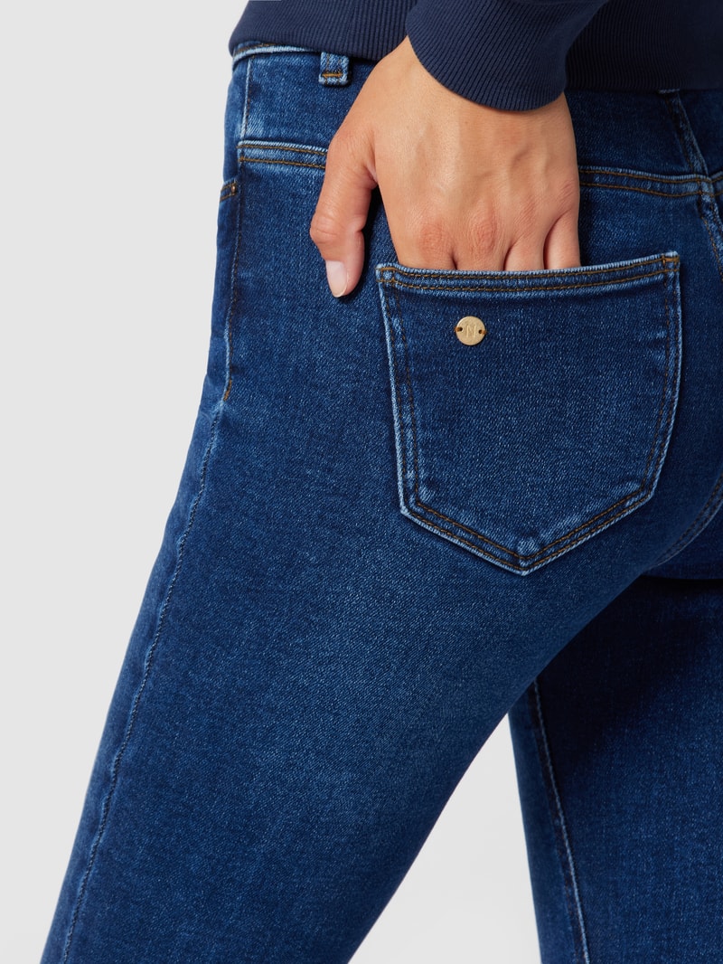 Skinny Fit Jeans aus Bio-Baumwolle Modell 'Callie' in jeans