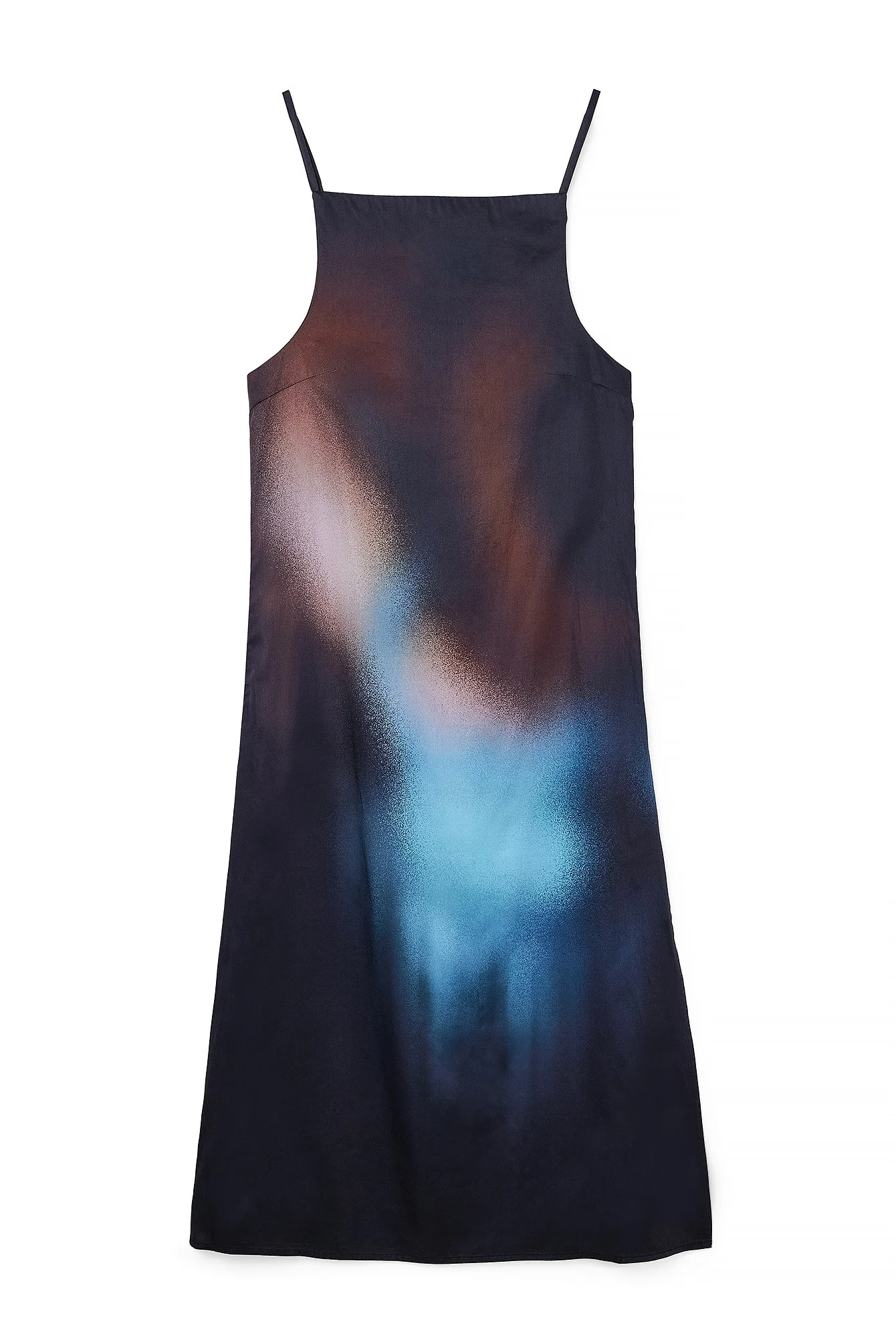 Midikleid mit gebundenen Schultern