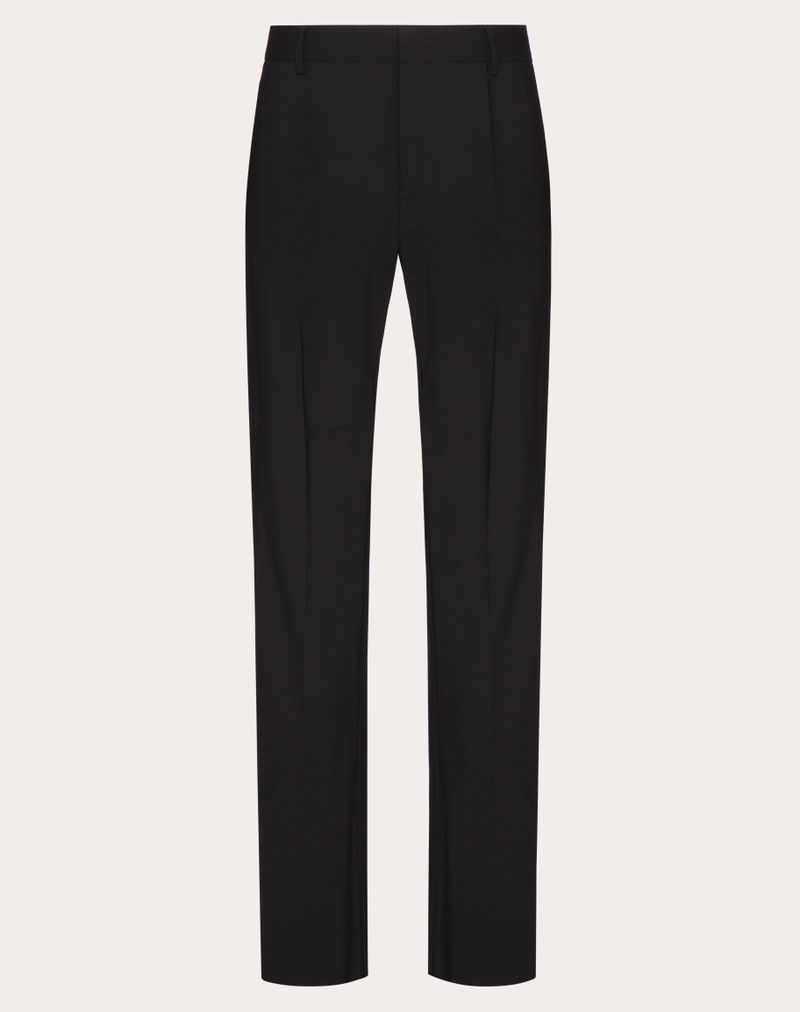 Stretch wollen broek