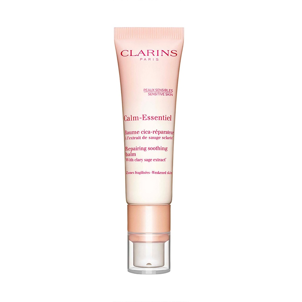 Clarins Calm -Essentiel  Baume Cica-RéparateurA l'extrait de sauge sclarée* Baume visage peaux sensibles