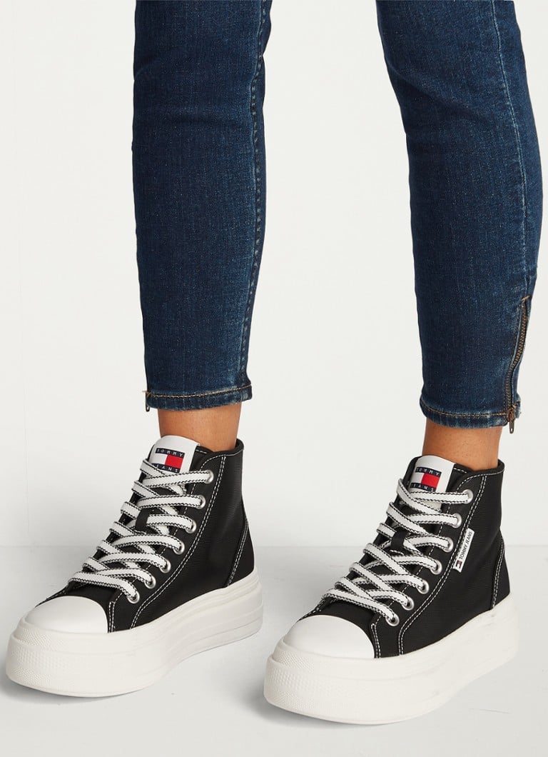Teniși cu platformă Tommy Hilfiger Foxing