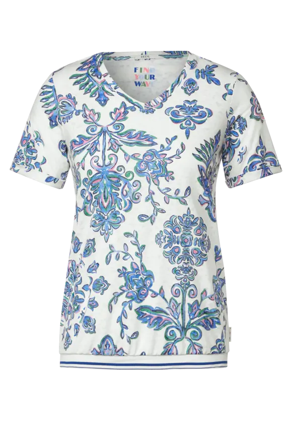 CECIL Multicolor Ornament Burn Out