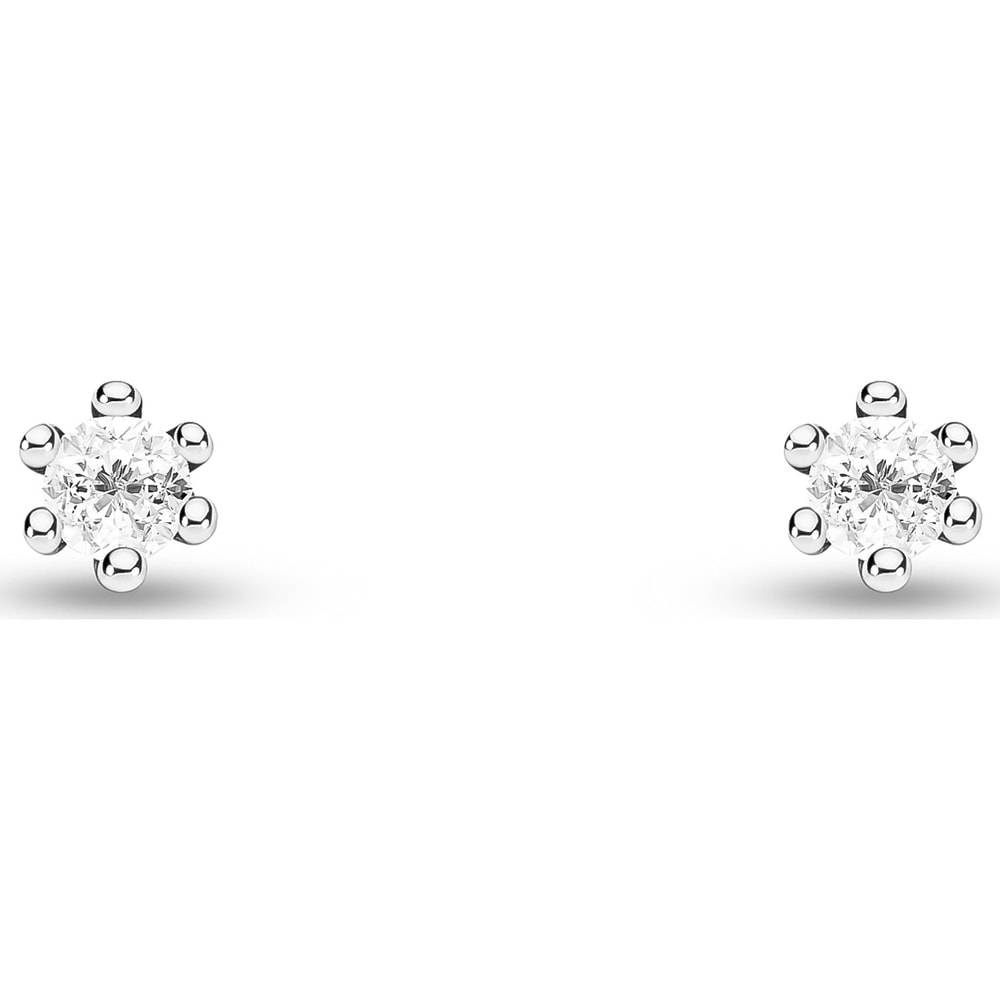 FAVS Boucles d'oreilles à fermoir à poussette 925 Argent Boucles d'oreilles