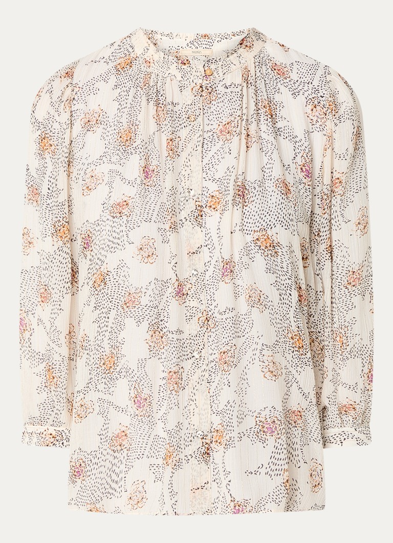 Camicetta Sessùn Lylee in misto seta con stampa floreale.