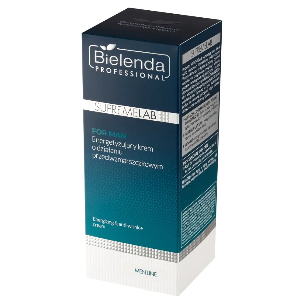 Bielenda Professional Supremelab Men Line Energizirajuća krema protiv bora