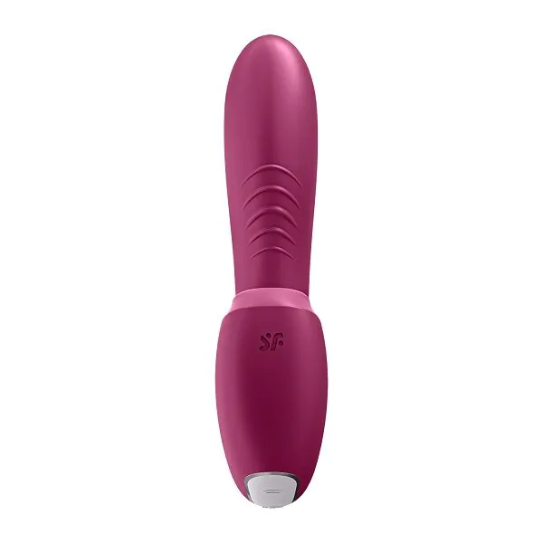 „Satisfyer Sunray Connect“ programėlė su uogų skonio intymiu masažuokliu