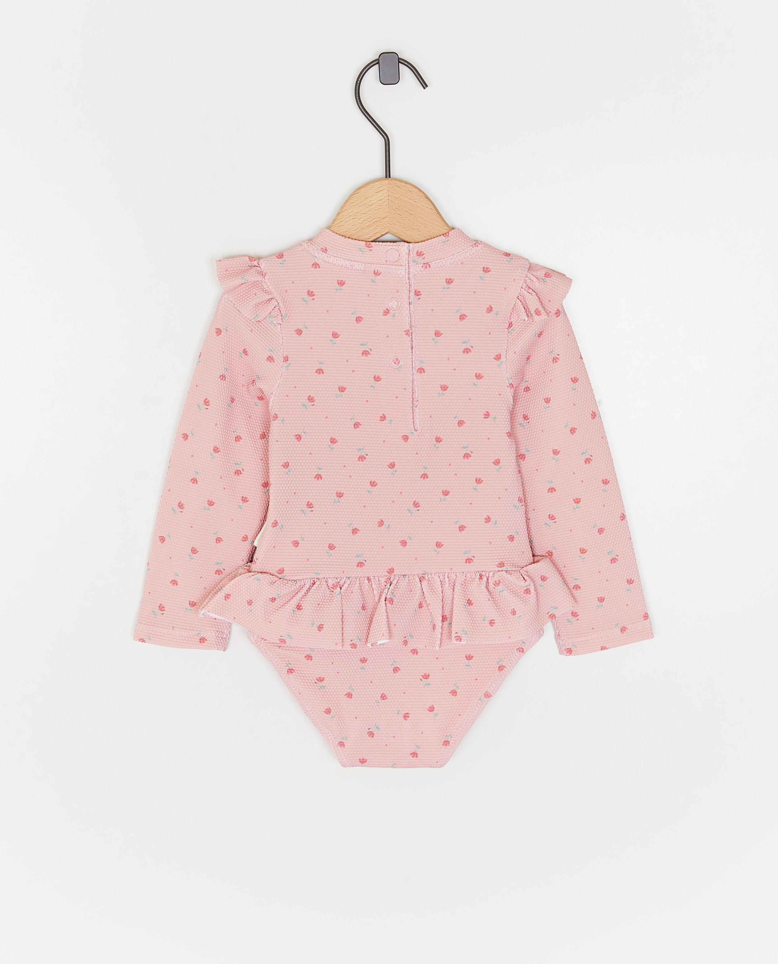 Little Dutch Textured fürdőruha, 62-92 rózsaszín
