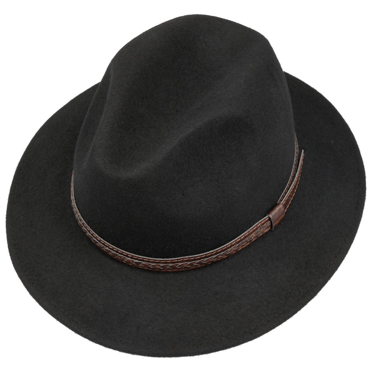 Lipodo Filzhut (1-St) Herrenhut mit Lederband, Made in Italy
