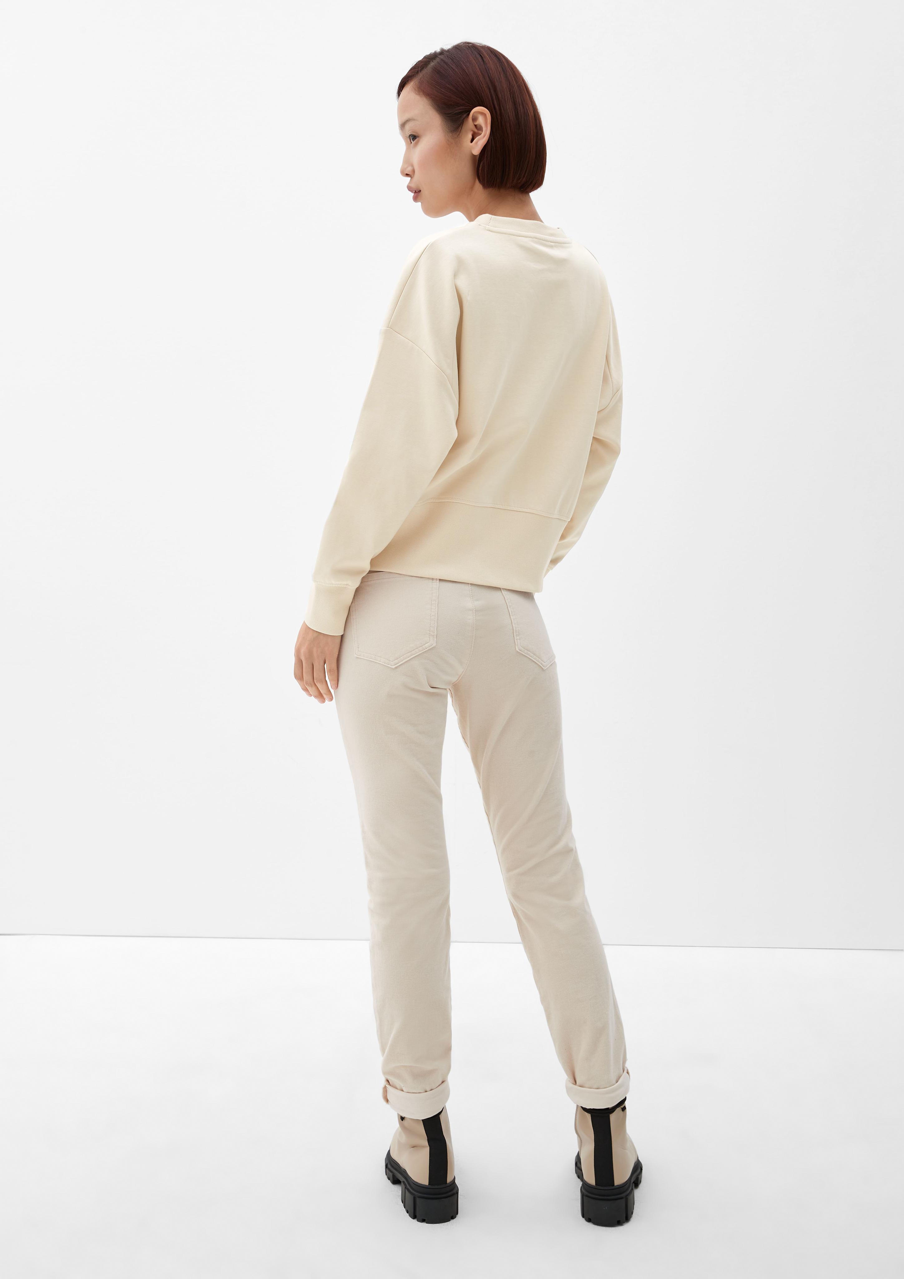 Sweatshirt mit Rippkragen  2121506-8100