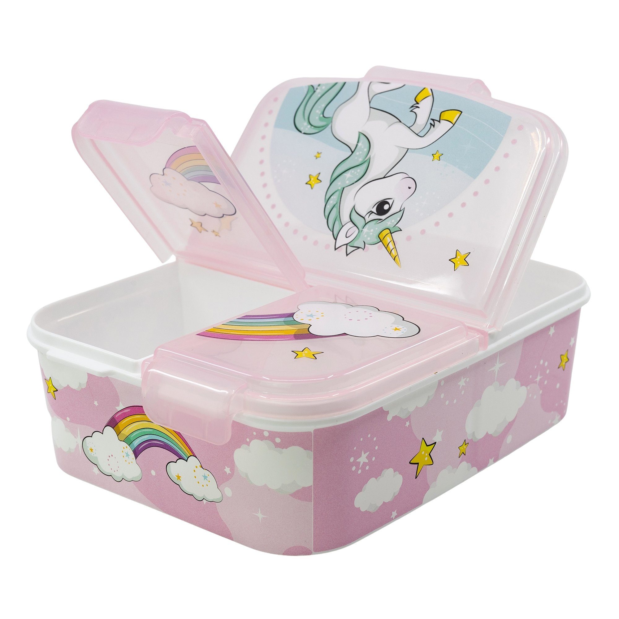 Lunchbox Die Eiskönigin 2, Einhorn, Paw Patrol, Spiderman, Avengers, Mickey Mouse, Captain America, Baby Shark, Jurassic World, LOL Surprise, CARS, PJ Masks, Minnie Mouse, Bausteine - BPA frei