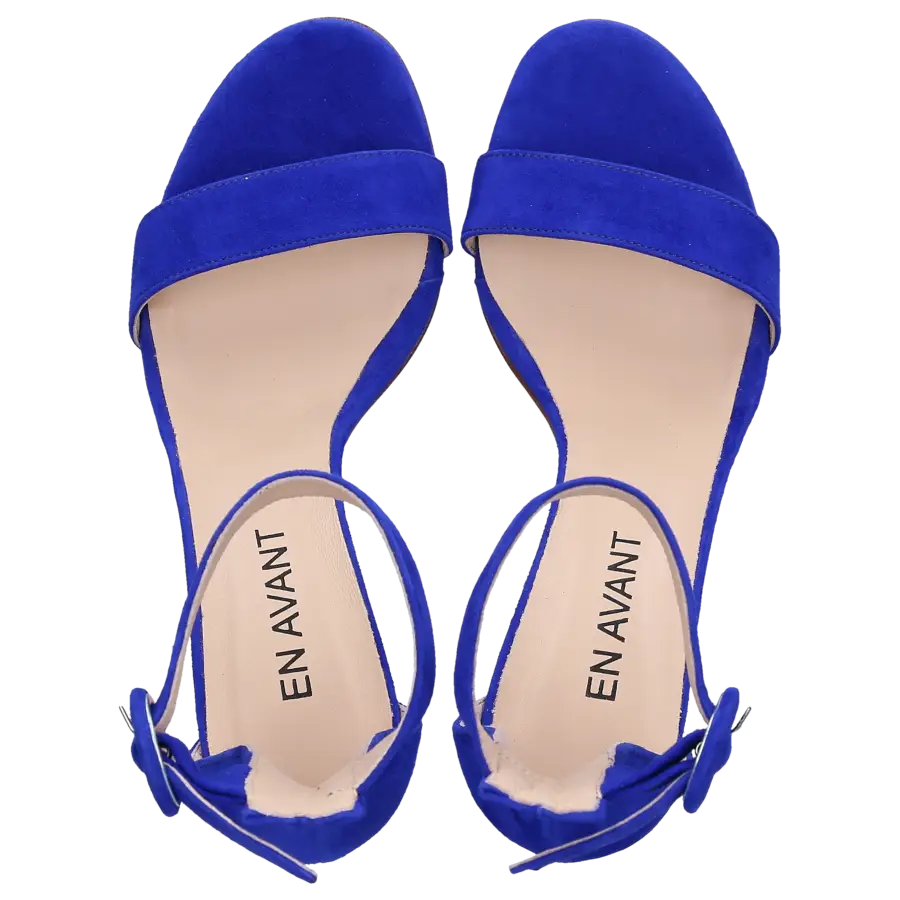 EN AVANT - Sandalen GR2 Veloursleder - blau