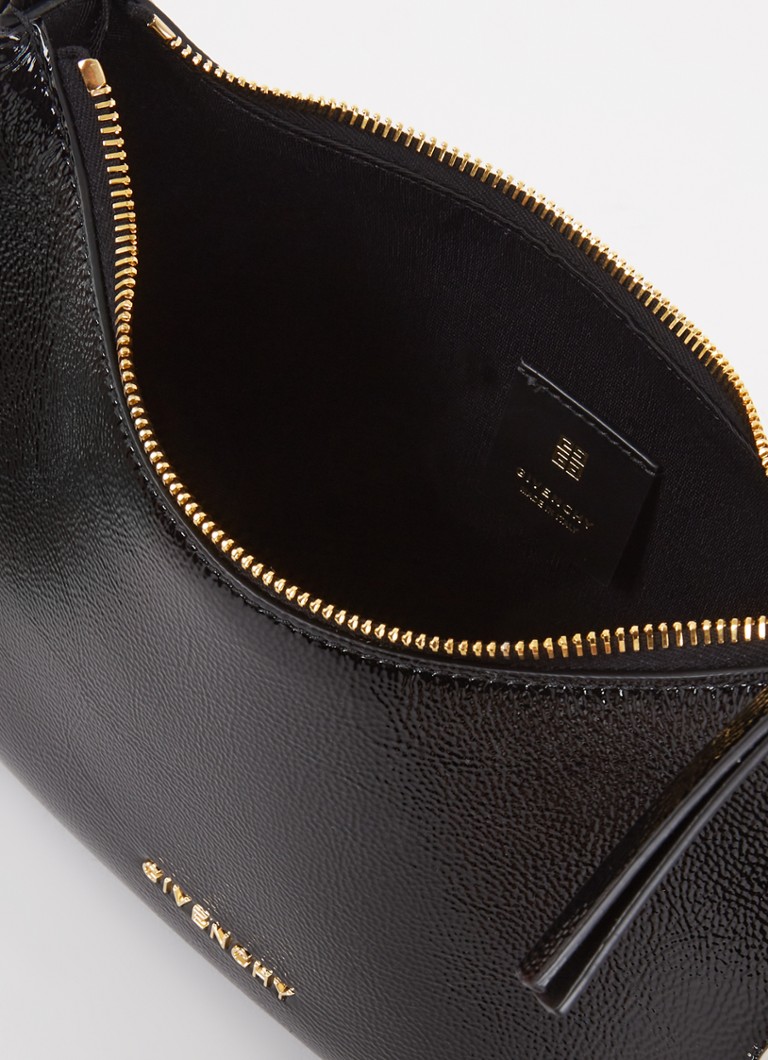 Givenchy Lucky Lock -vasikannahkainen olkalaukku lakatulla viimeistelyllä