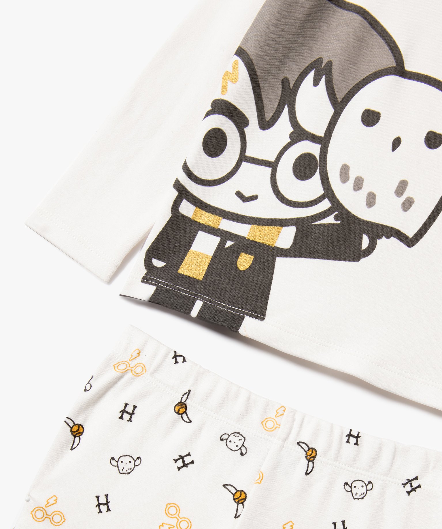 Pyjama bébé 2 pièces imprimé - Harry Potter ecru | GEMO