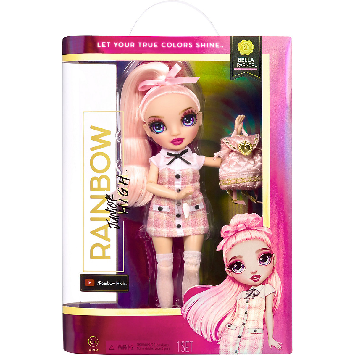 MGA 582960EUC Rainbow High Junior High Doll Serie 2 - Bella Parker