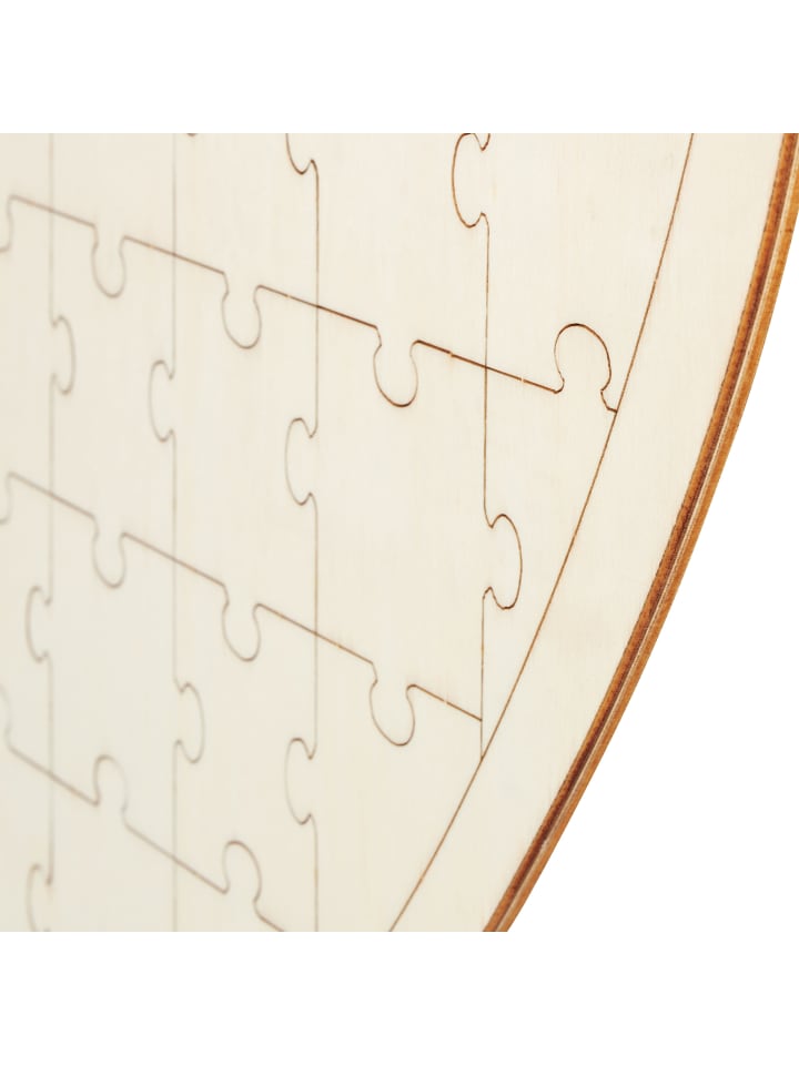relaxdays Herzpuzzle in Natur günstig kaufen onesize