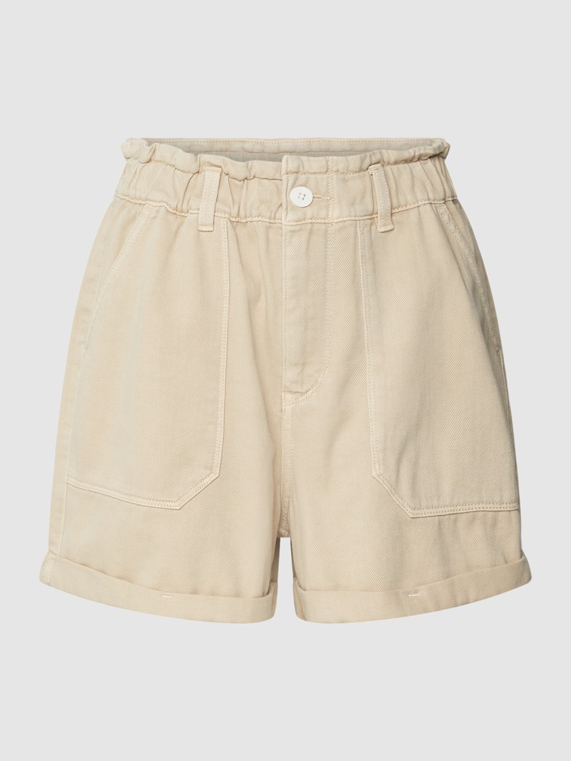 Shorts mit seitlichen Eingrifftaschen in sand