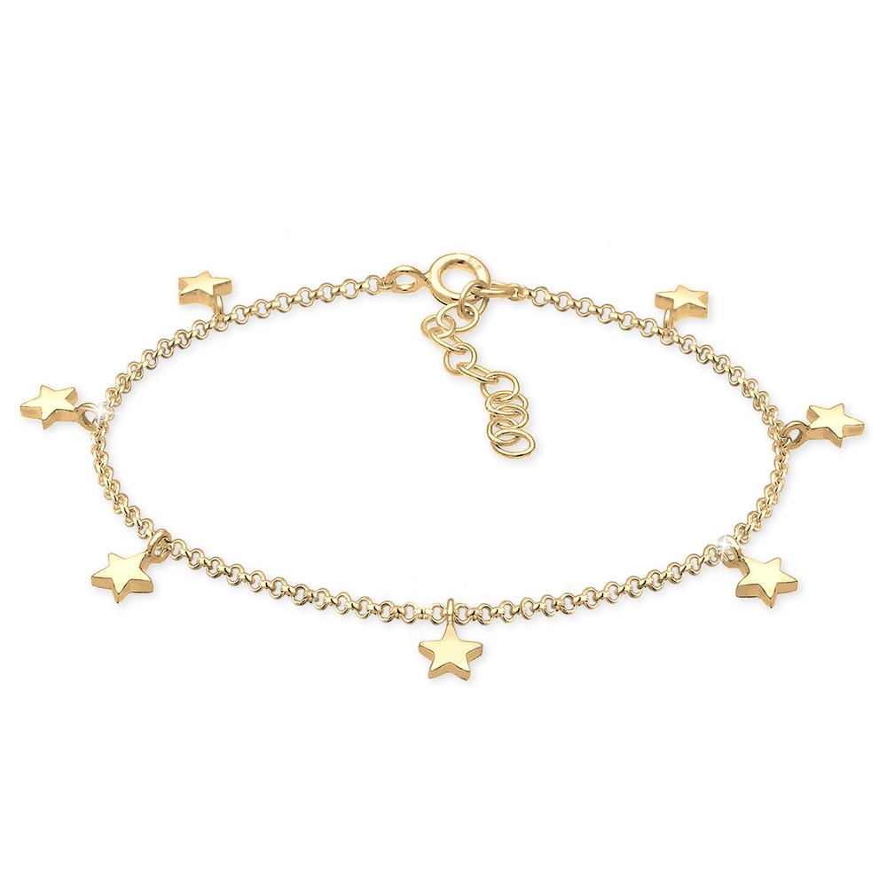 Elli Elli Bracelet de Cheville Bijoux Pied Femme - (925/1000) Argent Bijoux