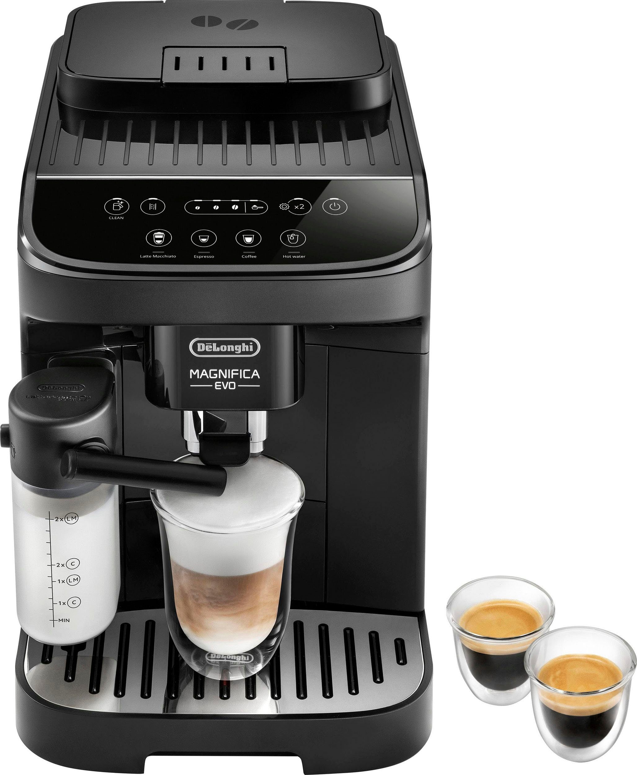 De'Longhi Kaffeevollautomat Magnifica Evo ECAM290.51.B, mit LatteCrema Milchsystem, inkl. Pflegeset im Wert von € 31,99 UVP