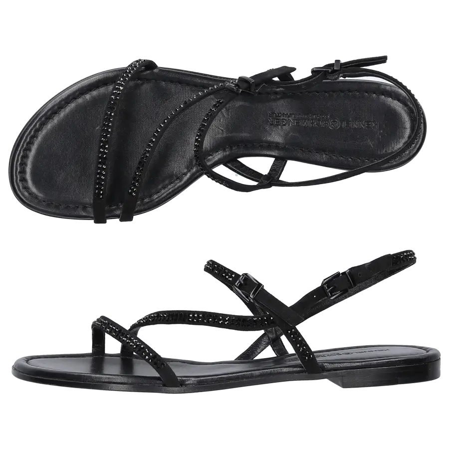 Kennel & Schmenger - Sandalen ELLE Veloursleder - schwarz