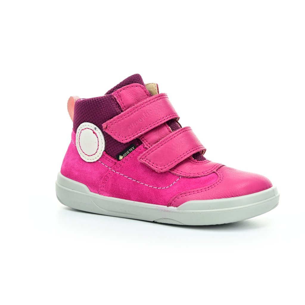 Superfit Superfree Nappa Pink/Rot Barfußstiefeletten