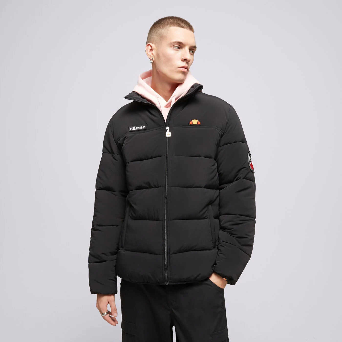 ELLESSE DAUNENJACKE NEBULA BLK PADDED JACKET Schwarz