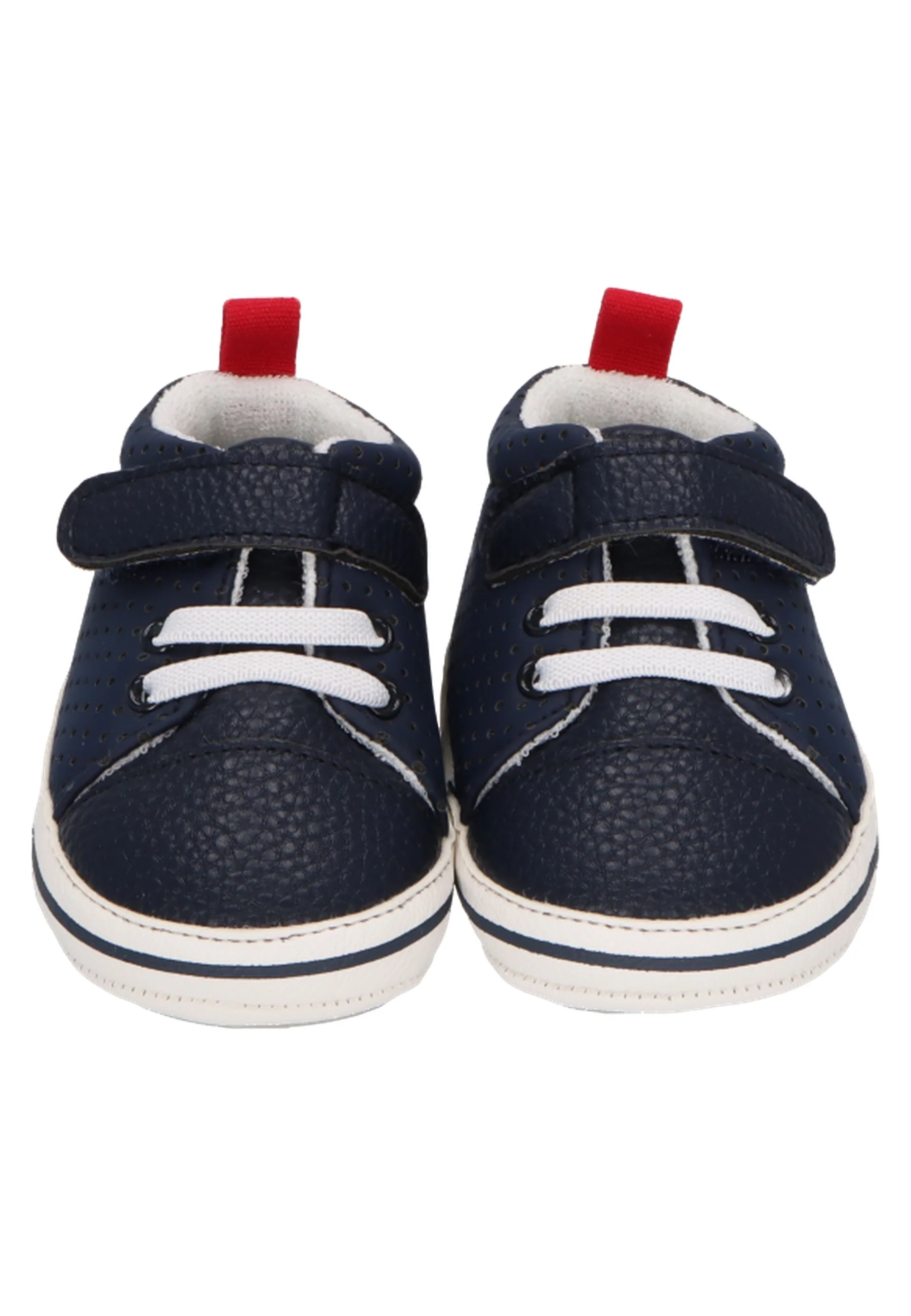 Babyschuh Uni mit elastischen Schnürsenkeln