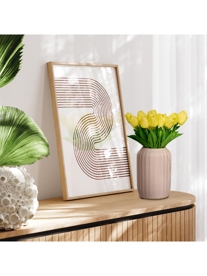 relaxdays 24 x Kunsttulpe in Gelb/ Grün günstig kaufen onesize