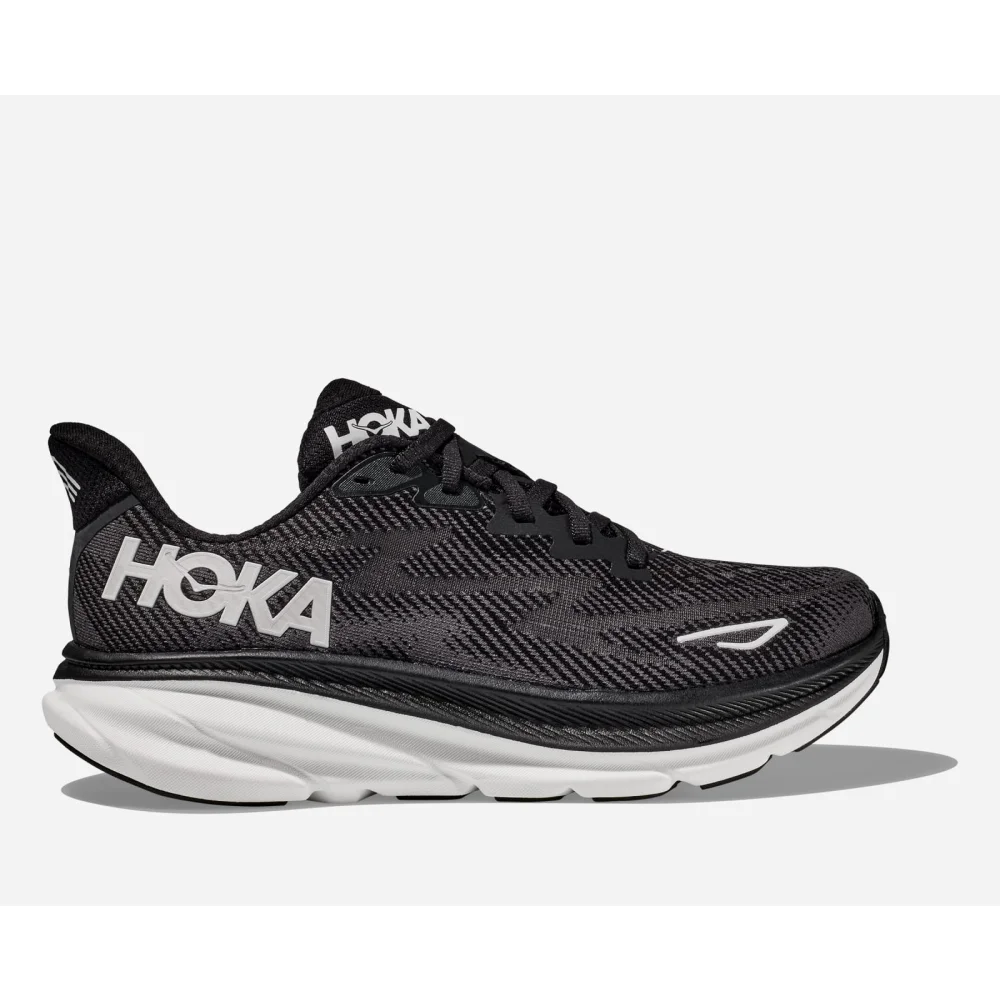 Hoka Clifton 9 1127896-BWHT / schwarz