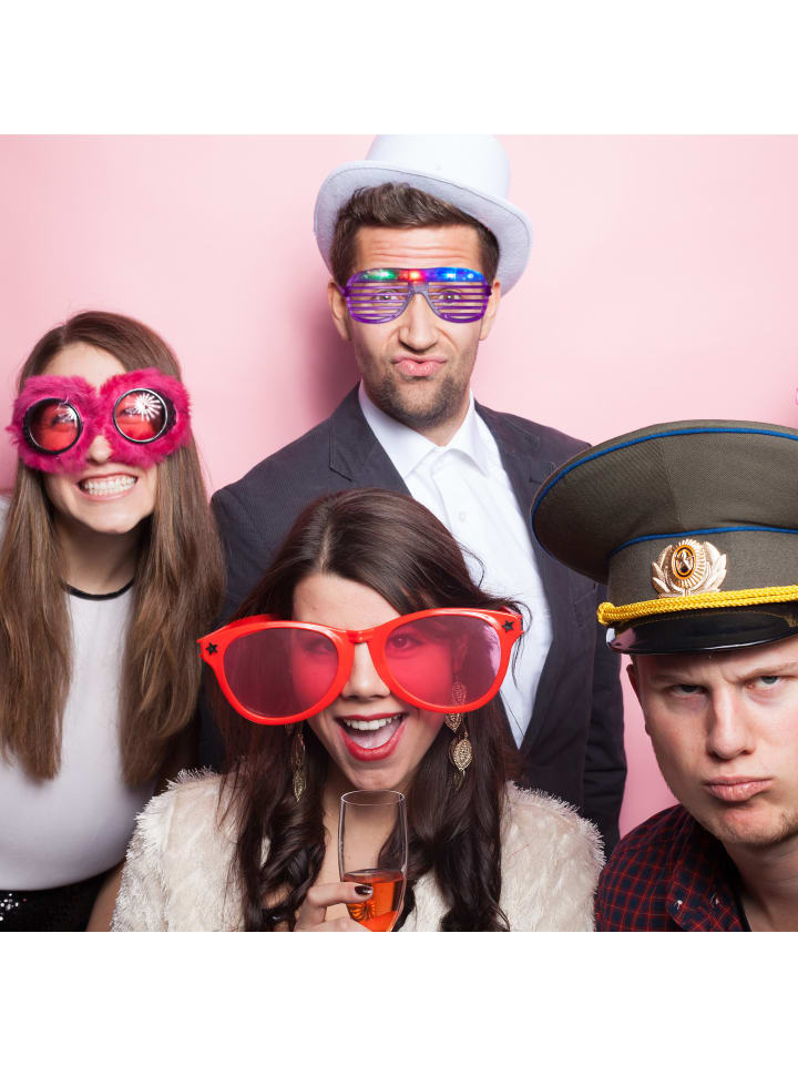 relaxdays Partybrille in Zufallsfarbe günstig kaufen onesize