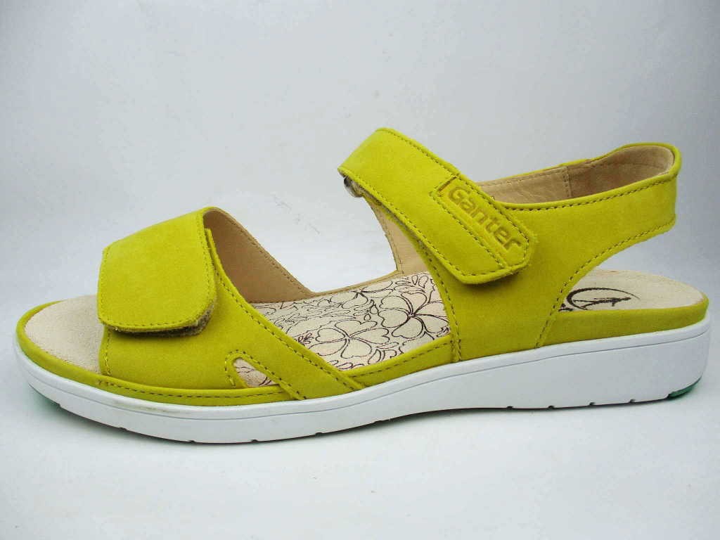 GANTER Komfort Sandalen gelb
