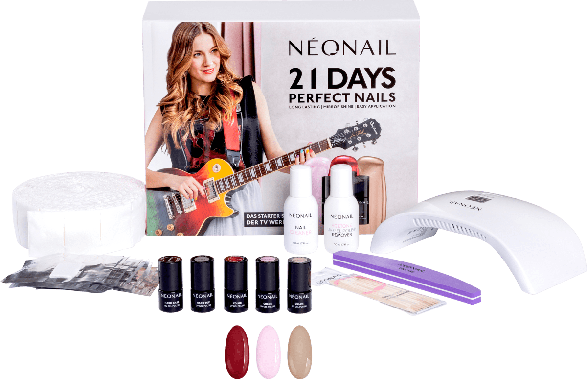 UV Maniküre 21 Days Perfect Nails Starterset, 1 St