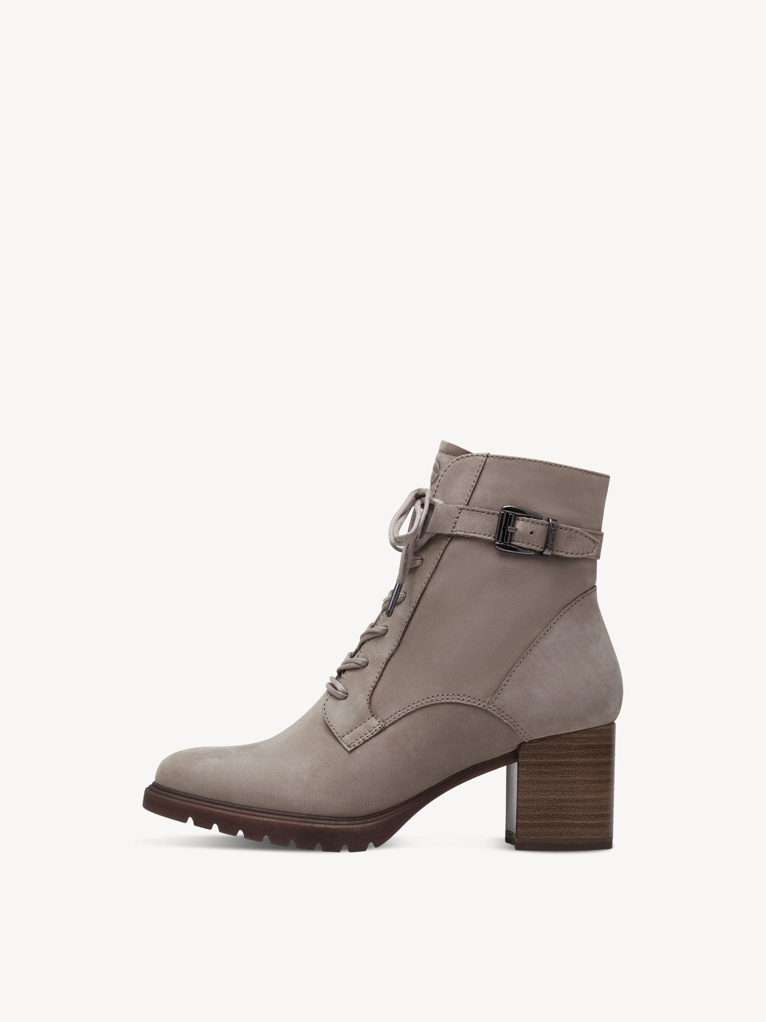 Bottine en cuir - beige