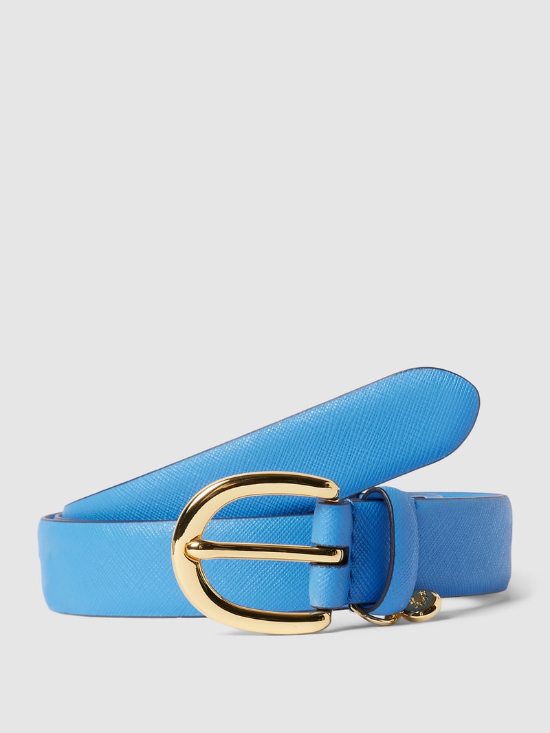 Gürtel mit Label-Detail Modell 'CHARM' in blau