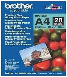 Brother Inkjet Innobella Fotopapier Glänzend DIN A4 260 g/m² Weiß