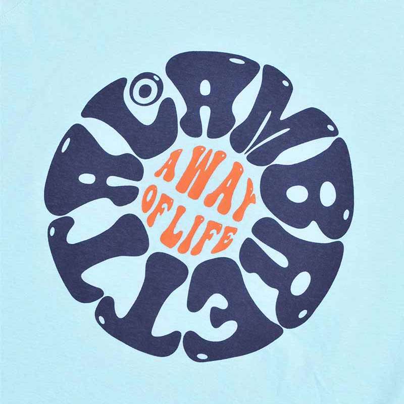 Lambretta Festival Herren T-Shirt SS1014-SKY BLU