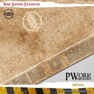 Neoprene Mat: War Sands Stadium 2,4` × 3' (73x92cm)