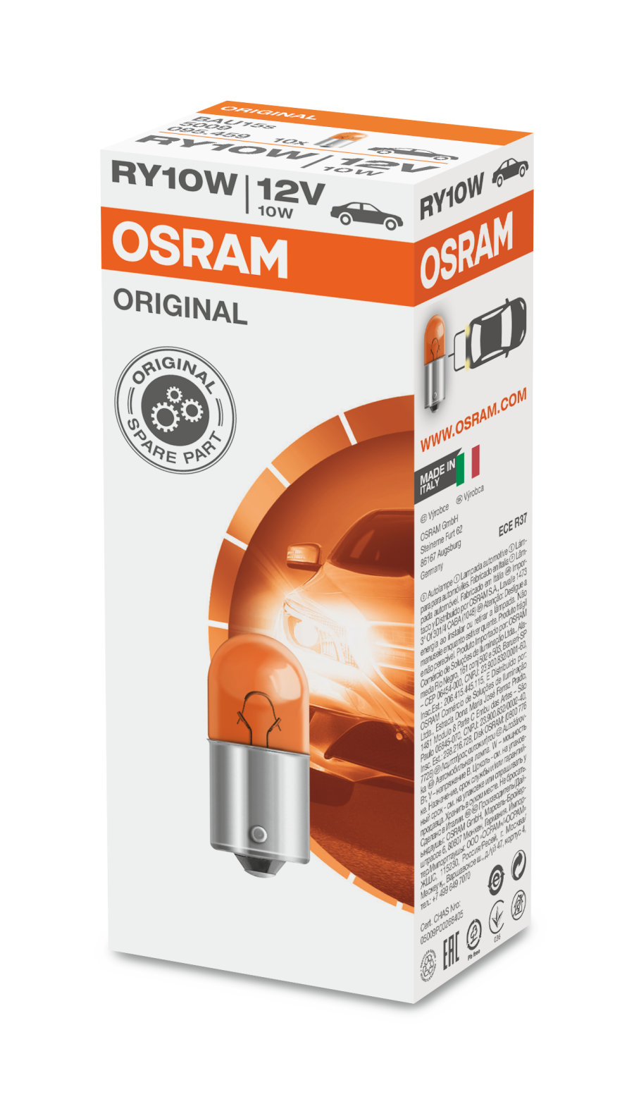OSRAM Original RY10W 12 V, 1 Stück - ATU
