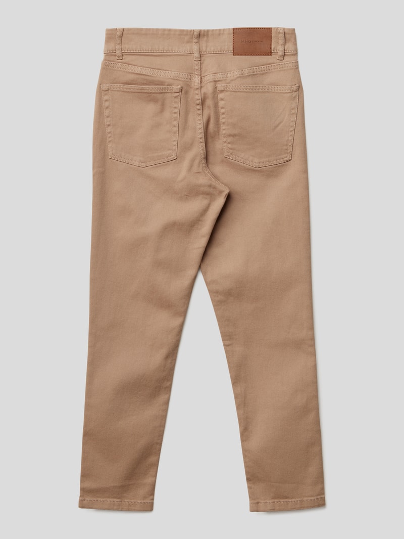 Jeans mit Stretch-Anteil in beige