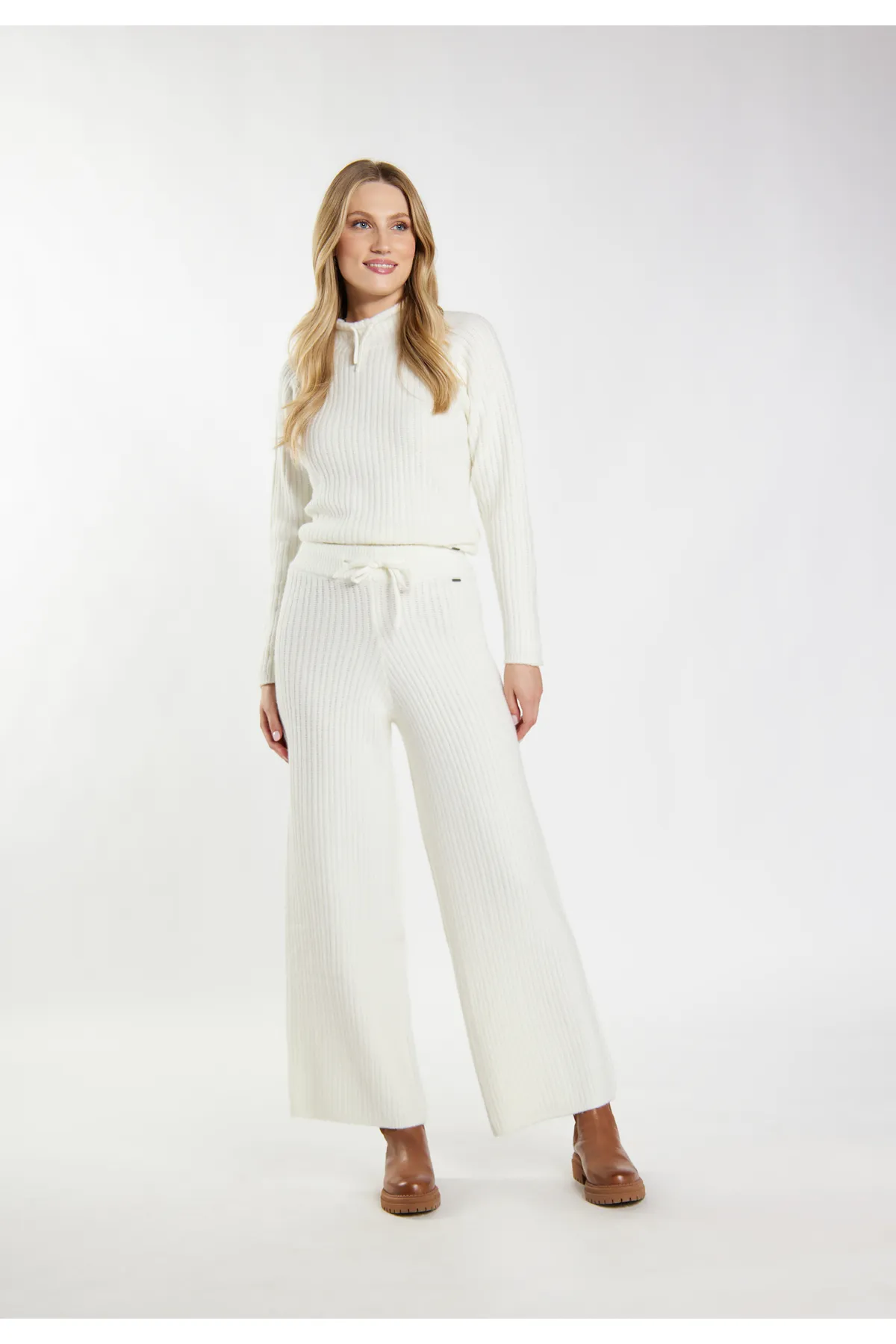 Dreimaster  Jogginghose - Ecru - Bootcut