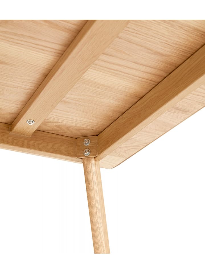KADIMA DESIGN Esstisch BARISTA mit Eichenfurnier | Nordic Stil in Beige günstig kaufen 180 x 90 x 75 cm